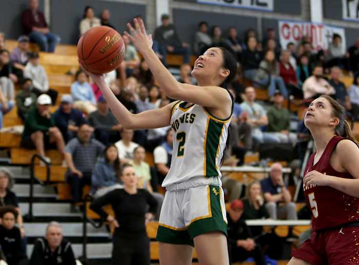 Cardinal Newman girls BB 61, San Ramon Valley 55 NCS Open championship by Dennis Lee 2-24-24022420247